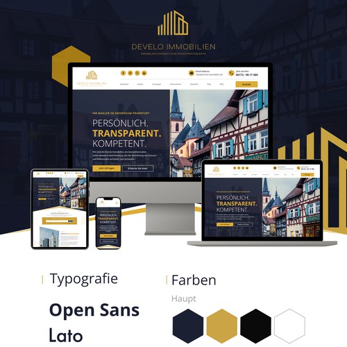 Website für Top-Immobilienmakler im Raum Frankfurt
