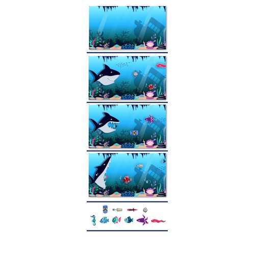 Design an underwater app game