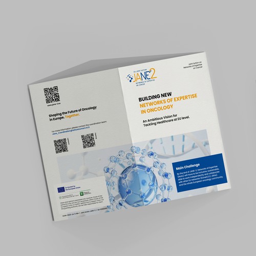 Modern brochure design for organization