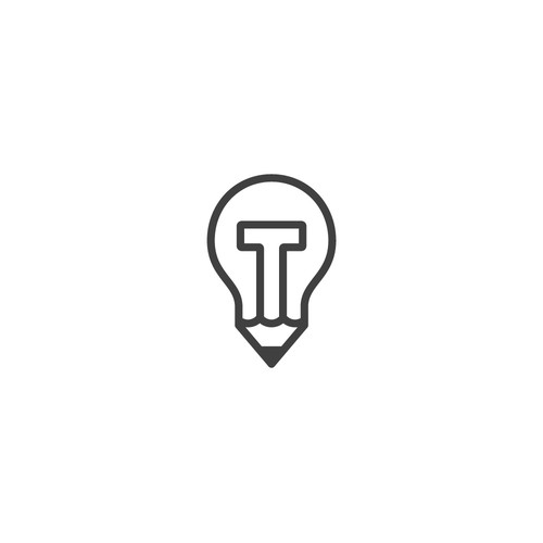 'T' Lightbulb / Pencil for Creative Agency