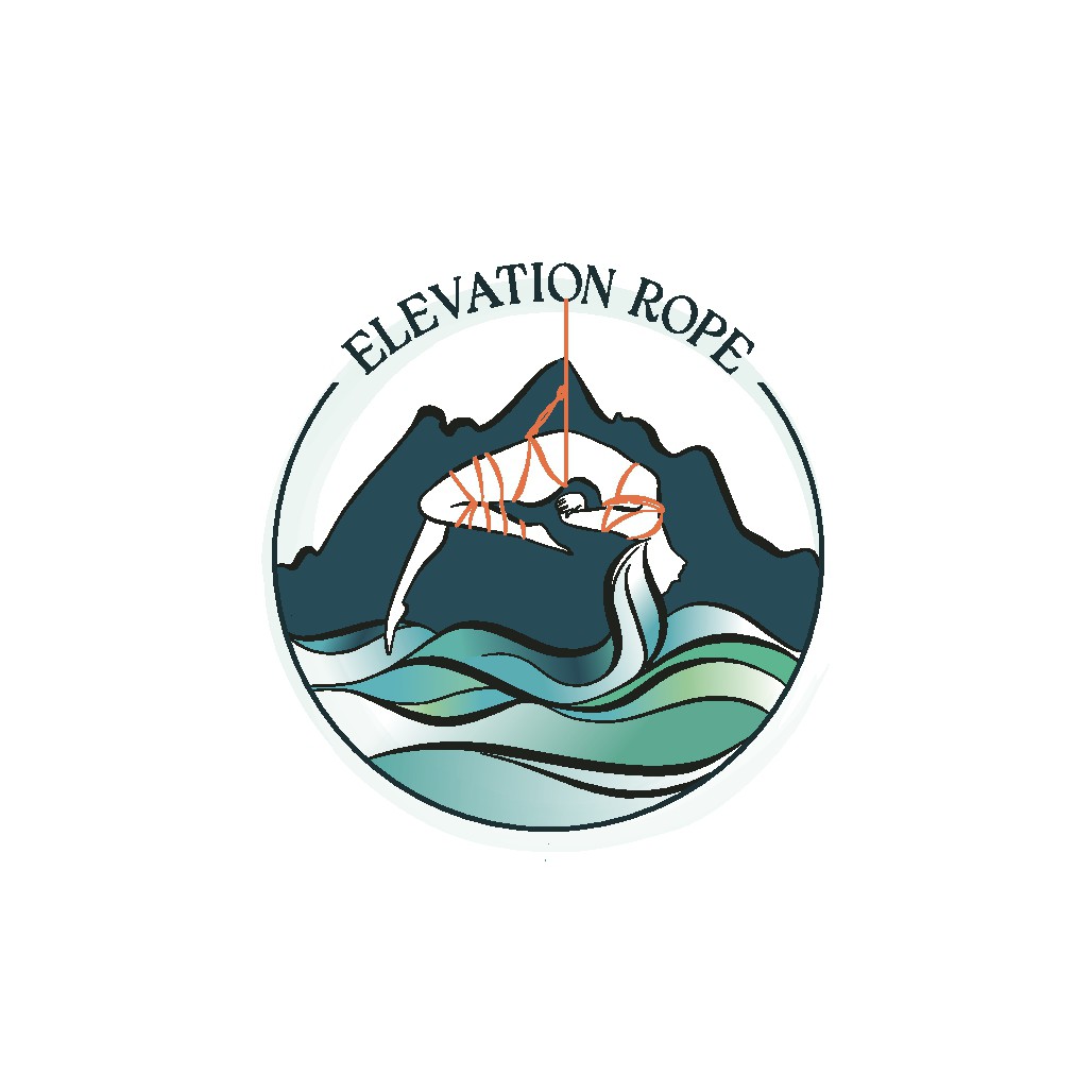 Shibari/Rope Conference Logo for Outdoor Mountain Rope Con