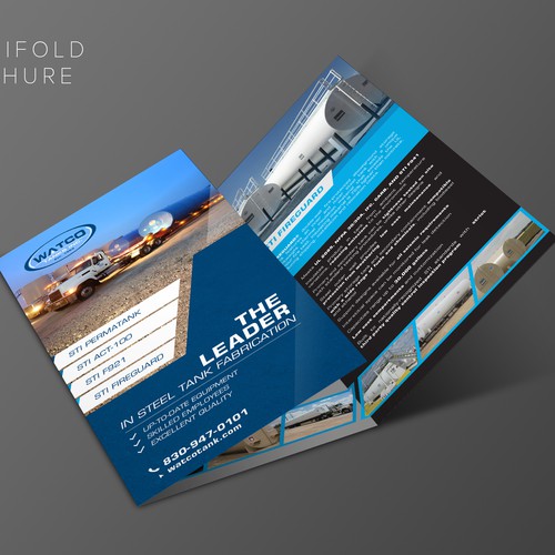 Trifold Brochure Design for Watco Tanks