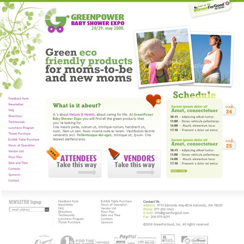 Green Power Baby Shower Expo