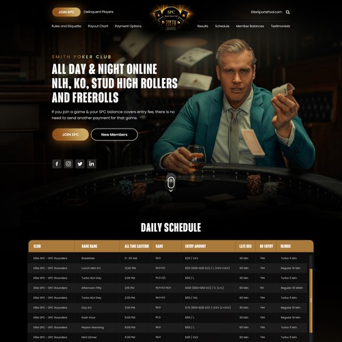  Poker Club Website