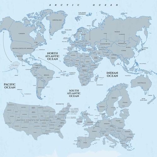 World Map Design