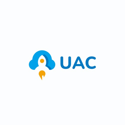 Cloudy logo for software and app company: UAC