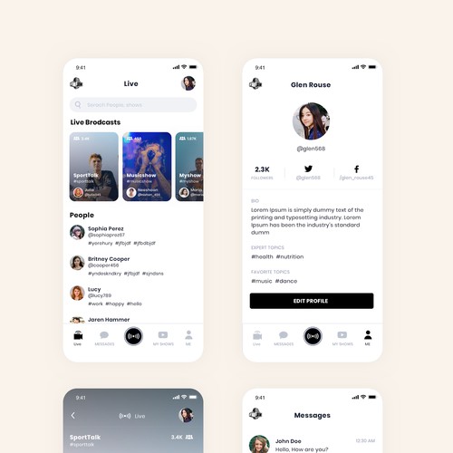 App UI/UX