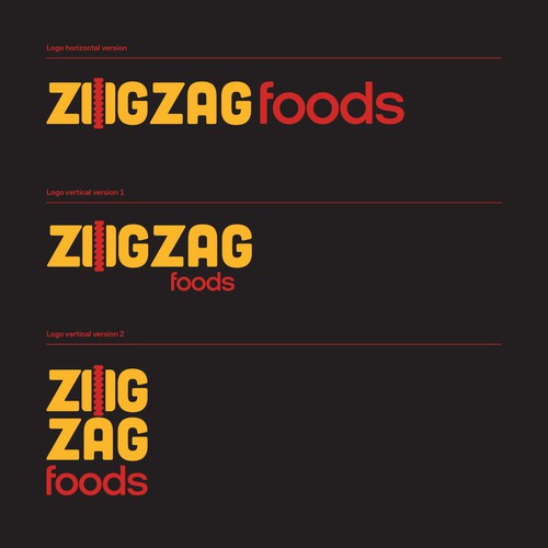 Logo design for Zig Zag Foods