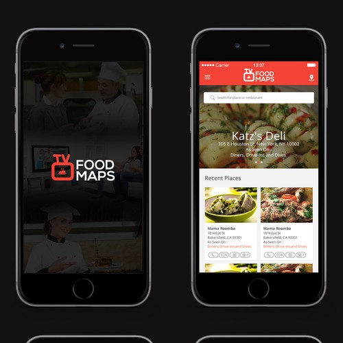 Create New Mobile App Experience for TVFoodmaps