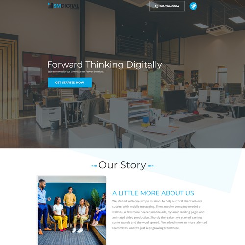 Award Winning Digital Agency Website Redesign