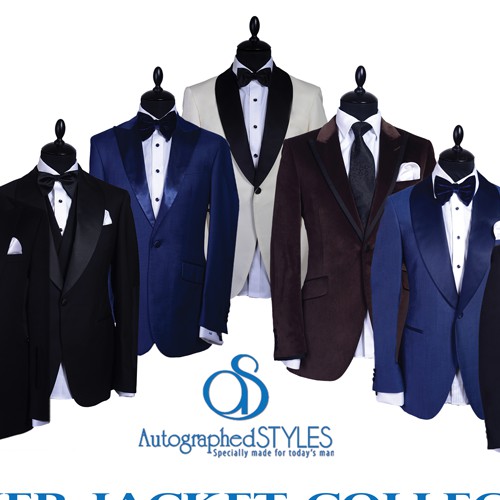 Create unique and captivating graphics for bespoke suit business