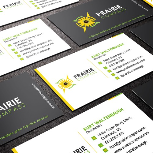 Create a cool, clean logo design for Prairie Compass !