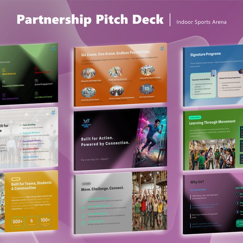 Partnership Pitch Deck｜Indoor Sports Arena