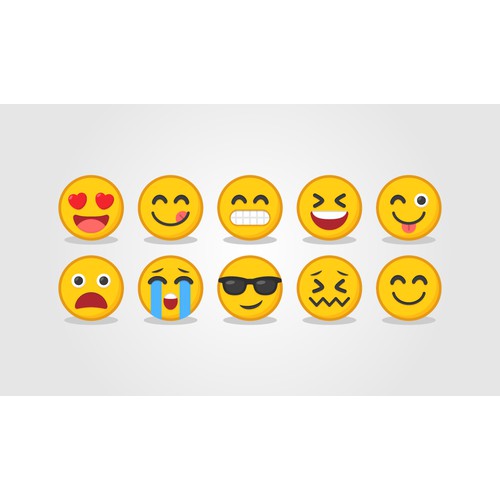 Create a memorable & fun Emoji set! =D