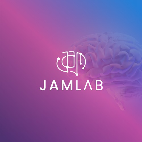 Modern, minimalist and tech Brain Logo