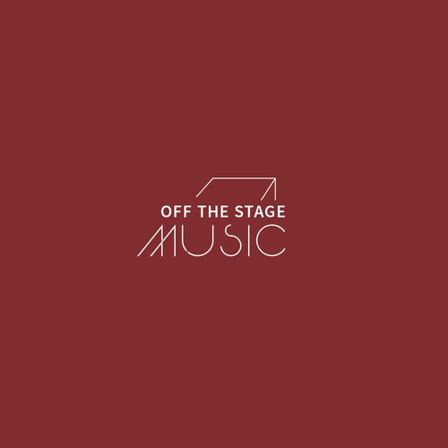 Off The Stage Logo Design