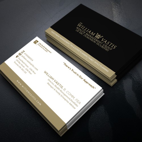 Simple Business Card For William Vastis