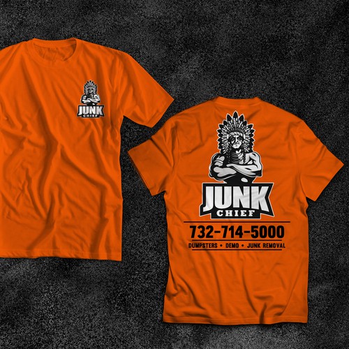 Junk chief t shirt design 