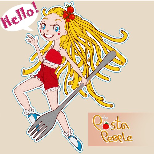 Character design for The Pasta People company