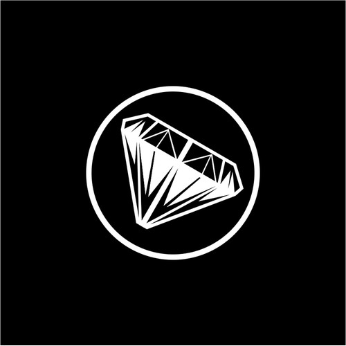 Bitcoin style "Diamond" logo
