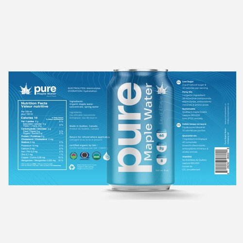 Packaging Design for Pure Maple Water