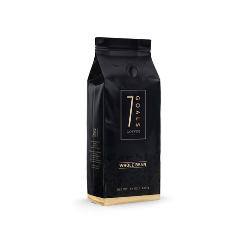 Coffee Bag design for 2x Olympic Medalist Jill Saulnier
