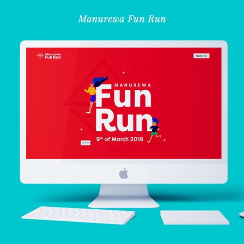 Manurewa fun run Squarespace Design