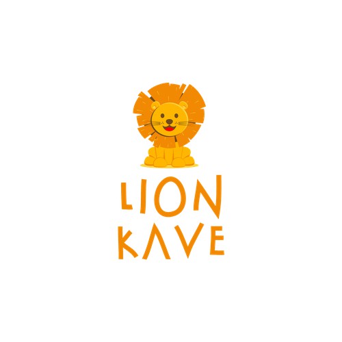 Lion Logo Mascot for child care