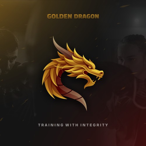 Logo Illustration for Golden Dragon