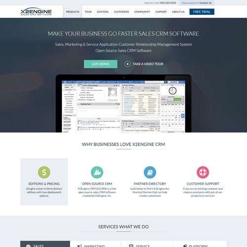 CRM Website