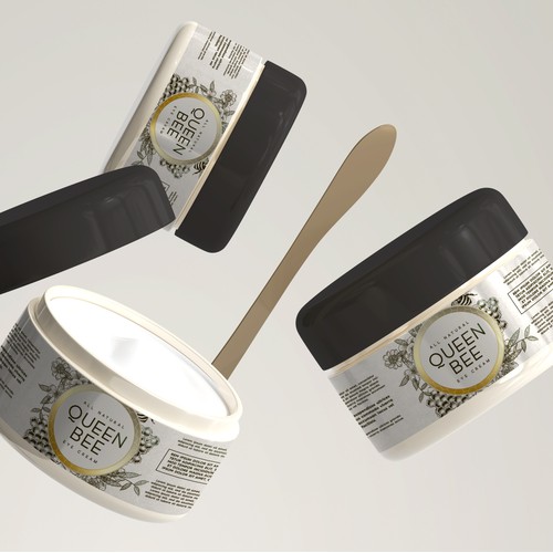 Queen Bee Eyecream Label