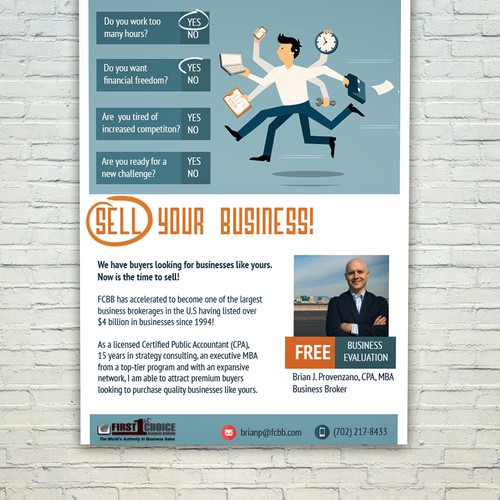 Direct Mail Flyer - Business broker