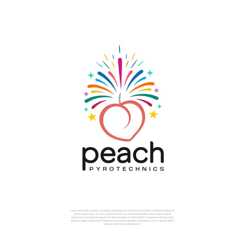 Colorful Concept for peach