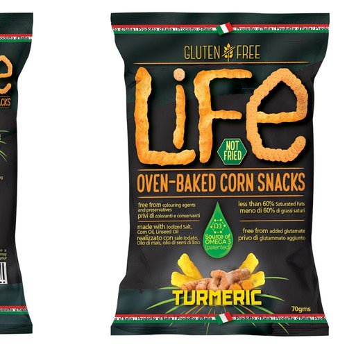 Contemporary and custom developed logo and packaging