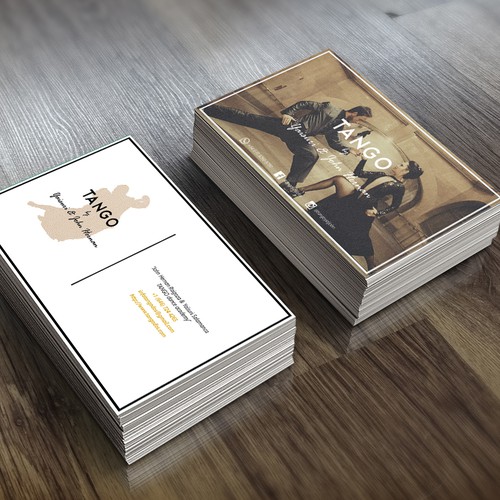 Business card for Argentine Tango Couple