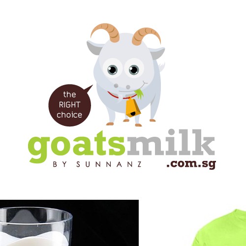 Cute yet serious business logo needed for our store selling UHT goats milk