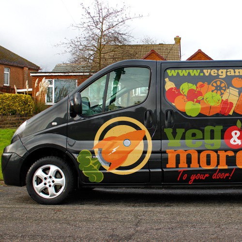 Veg & More needs an eye catching design for their van!  LARGE GUARANTEED PRIZE MONEY. Get creative!!