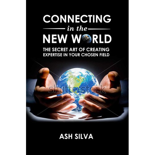 Book cover design for "Connecting In The New World"