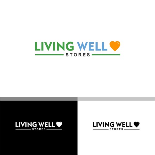 Logo Work For Living Well Stores