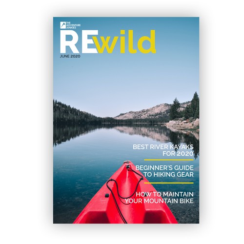 Cover design for REwild Magazine