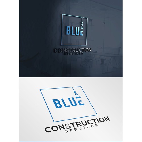 Blue construction