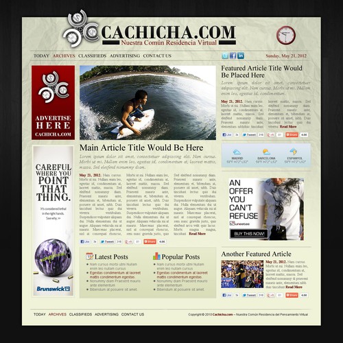 Cachicha Website