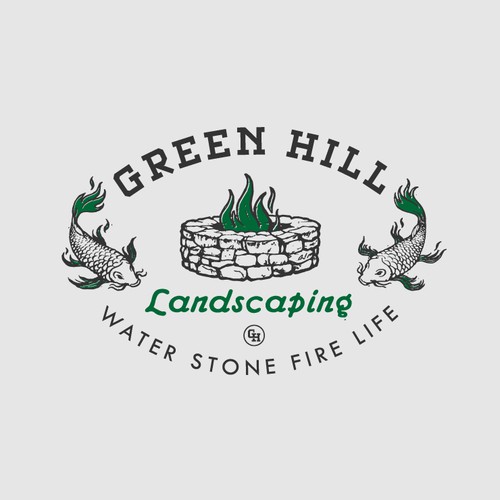 Green Hill Landscaping Logo