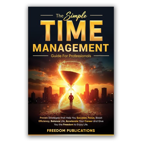 Book cover design for "Time Management"
