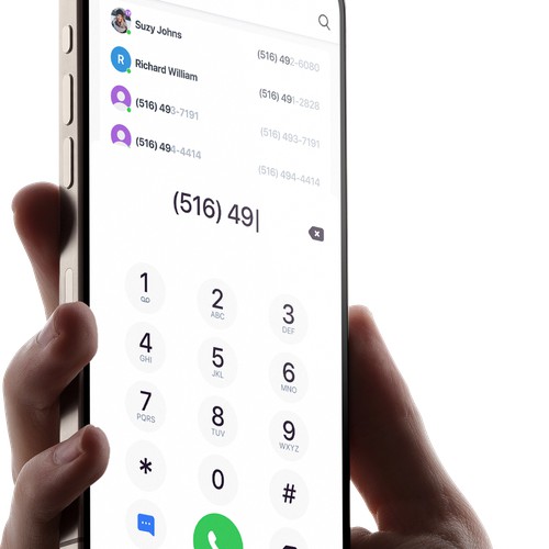 Phone Dialler Screen