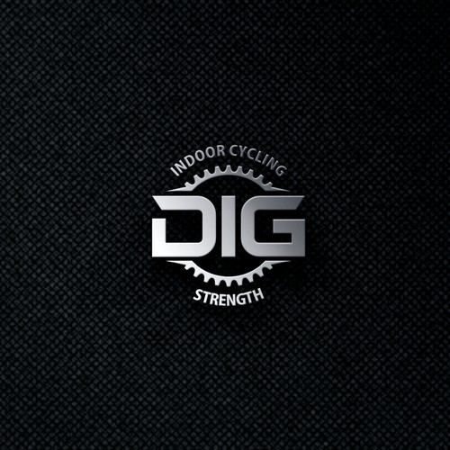 indoor cycling logo design modern