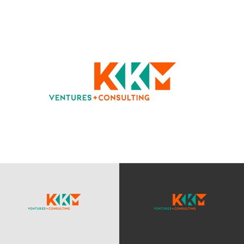 Cleanes Logo Design für KKM Ventures + Consulting