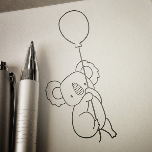 Rubber stamp - koala