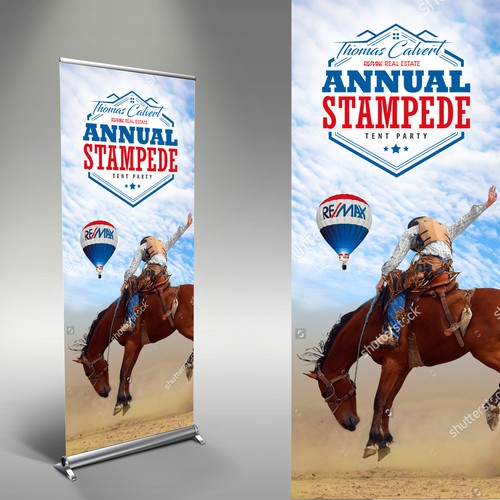 Thomas Calvert Annual Stampede Stand Banner