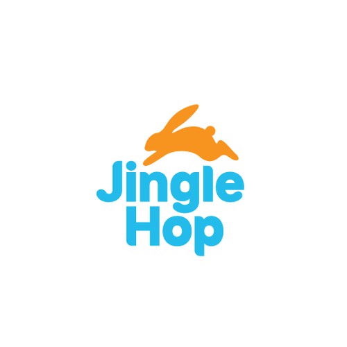 Fun and vibrant logo for Jingle Hop